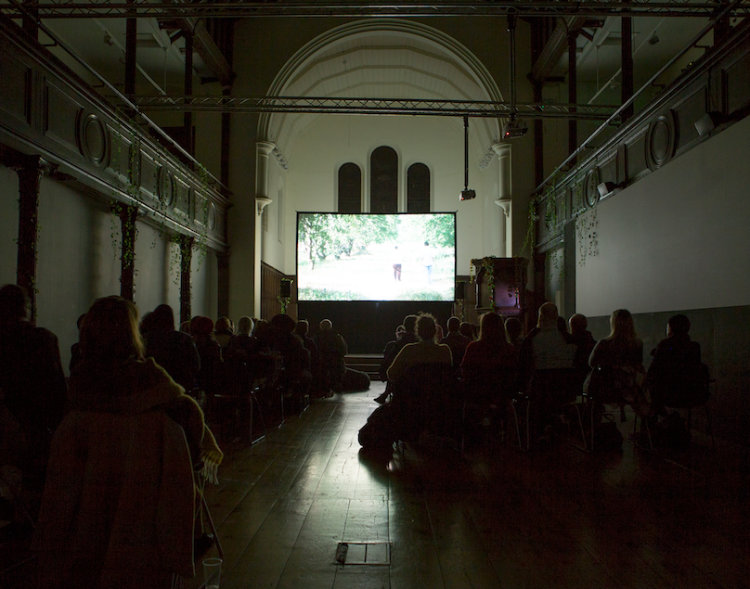 Previous film screening at Fabrica art gallery, Brighton, UK