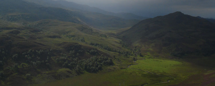 Hills on the south bank of Loch Ness, Scotland - photo copyright DTF