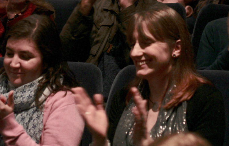 The audience at the early cast and crew / test screening for The Silence After Life at the David Lean Cinema on 17th November 2018